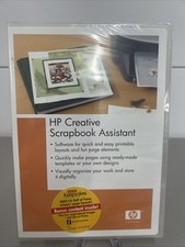 HP Creative Scrapbook Assistant CD ROM Software WIN XP/2000/98/Me NEW SEALED