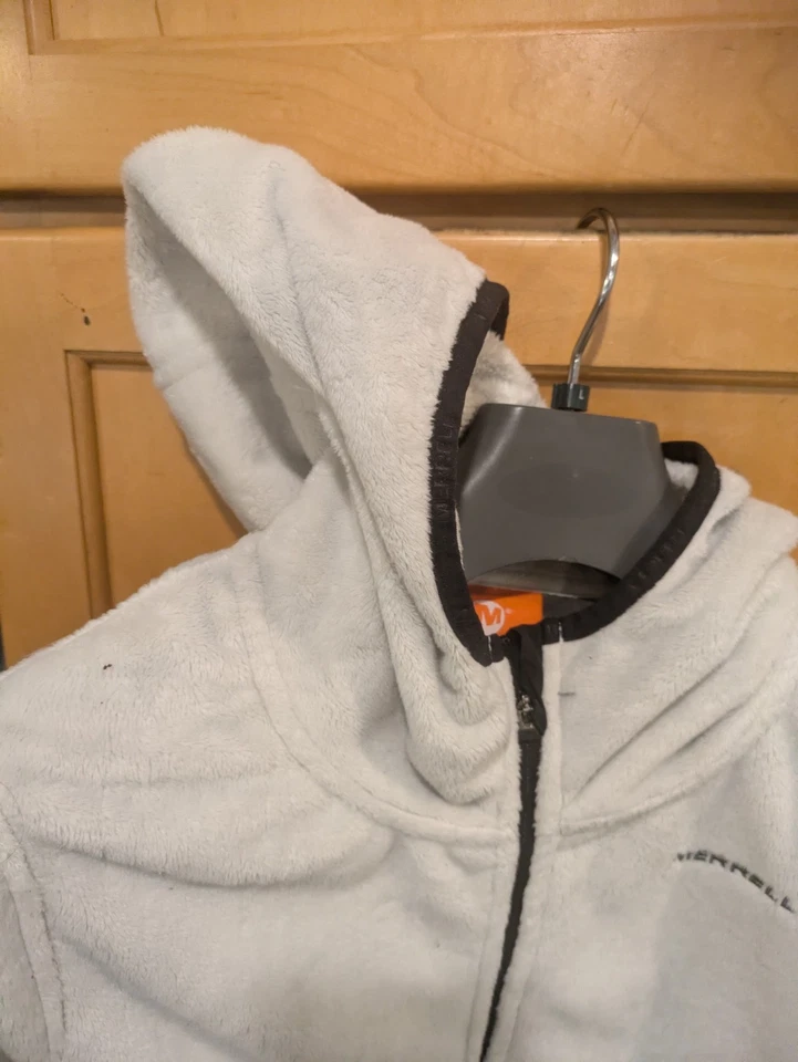 Женская флисовая куртка на молнии Merrell M с 2 карманами реглан мягкая пушистая повседневная - Изображение 3 из 4