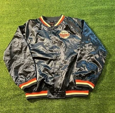 Minnesota Twins Vintage Jacket Windbreaker Size XL Mighty Mac Sports Blue Button
