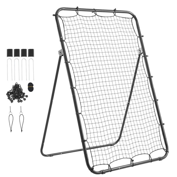 Vevor Baseball-Rebounder-Netz 120 X 180 Cm 5 Winkel Pitchback-Trainingsnetz-image