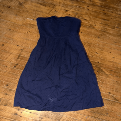 J Crew navy eyelet strapless semi formal layered mini dress | eBay J Crew navy eyelet strapless semi formal layered mini dress | eBay