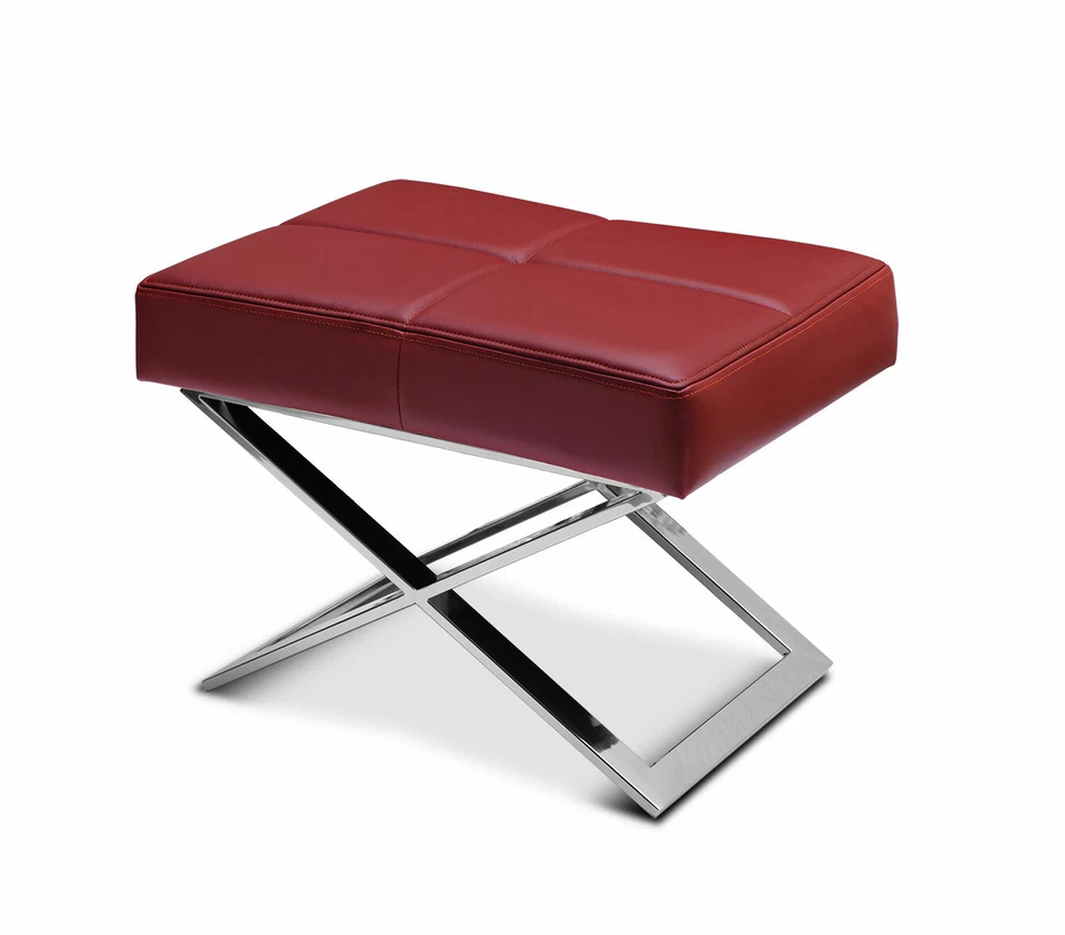 Leder Hocker Bauhaus Hocker Lederhocker Fußhocker Lederbank Sitzhocker Leder - Bild 2 von 4