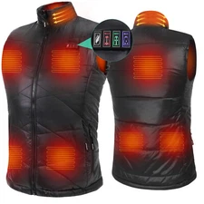 DUKUSEEK Lightweight Heated Vest for Women Rechargeable Heating Vest