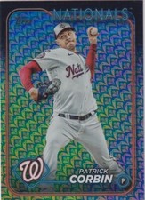 2024 Topps #236 Washington Nationals PATRICK CORBIN Easter Holiday Foil Parallel