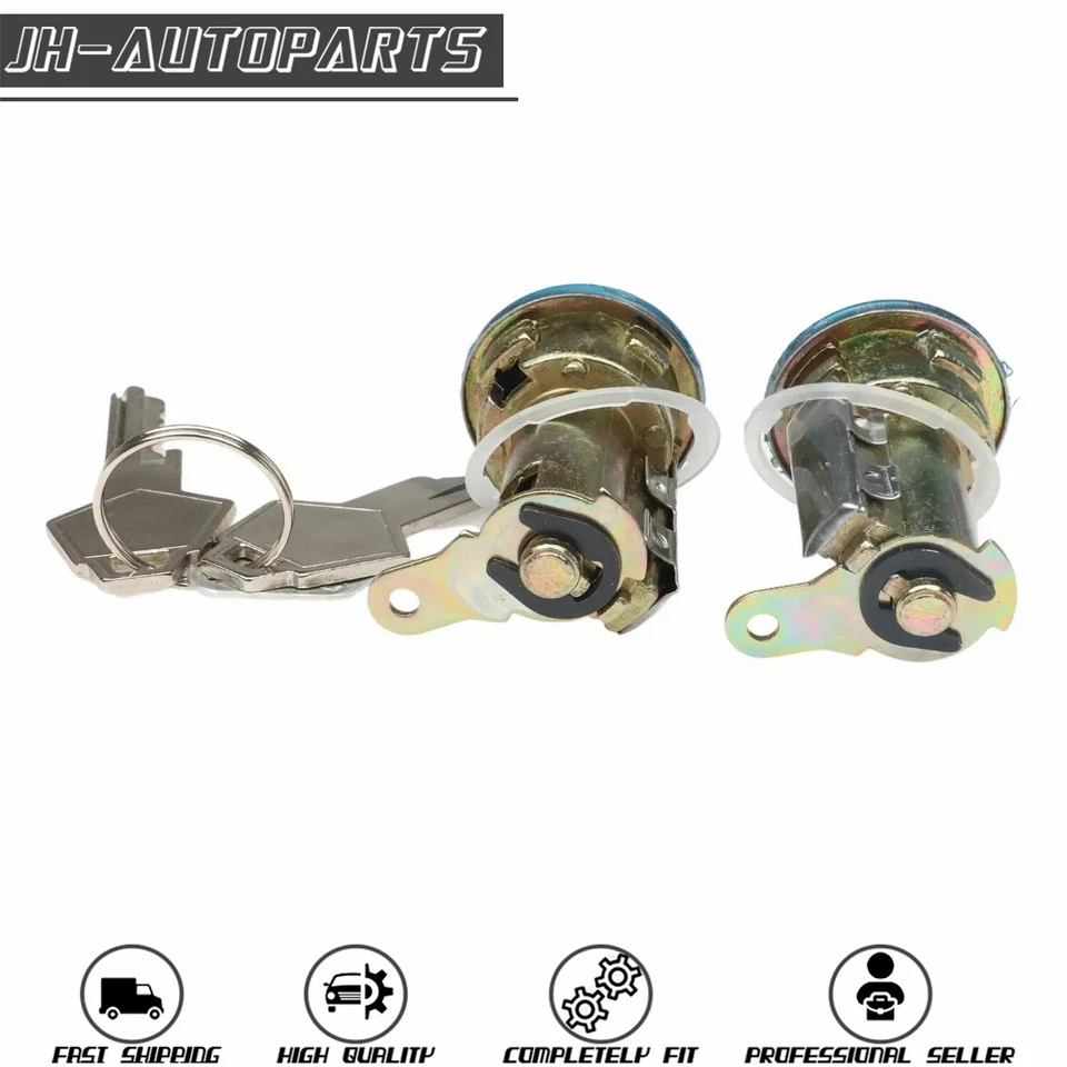 Cilindro de cerradura de puerta con 2 llaves para Dodge W100 W150 W200 W250 W300 W350 EE. UU. Foto 2 de 4