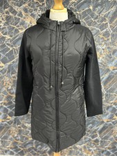 James Lakeland Womens Black Lightweight Puffer Coat Size Uk12 (refr13)
