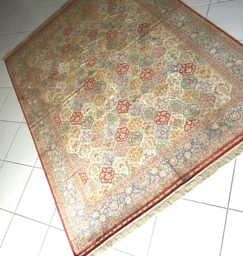 Seiden Teppich Meister Türkische Cinar Handgeknüpft Silk Rug Carpet Alfombra - Bild 4 von 17