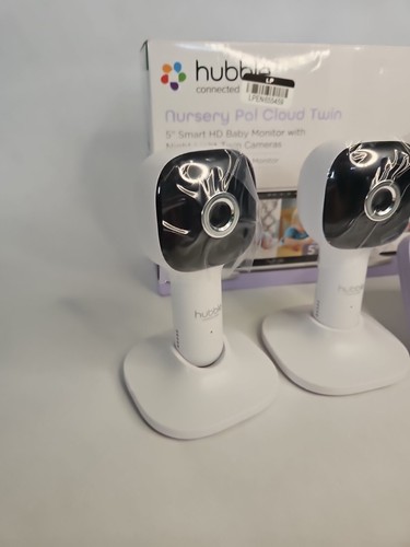 Hubble Connected Nursery Pal Cloud Touch 5" Smart HD Twin Baby Monitor w/Light - Picture 2 of 8