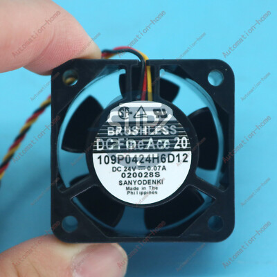 1PCS New Sanyo 109P0424H6D12 24V 0.07A DC Fine Ace 20 Cooling Fan | eBay