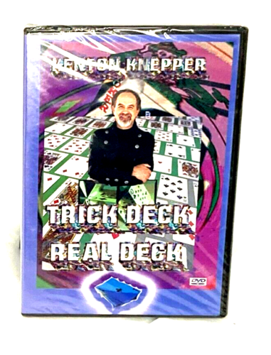 Preowned  Kenton Knepper presents TRICK DECK/REAL DECK  -MAGIC dvd FACTORY SEAL - Picture 1 of 3