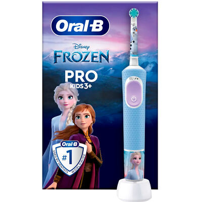 Oral-B Oral-B Vitality Pro 103 Kids Frozen, Elektrische Zahnbürste, hellblau