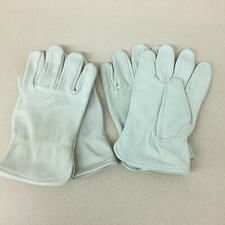 Set Of 2 Pair Bellingham Men's Leather Gloves large New White AR32