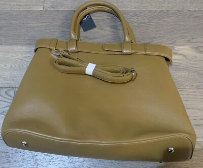 EGO Purse Satchel Green Brown New With Tags