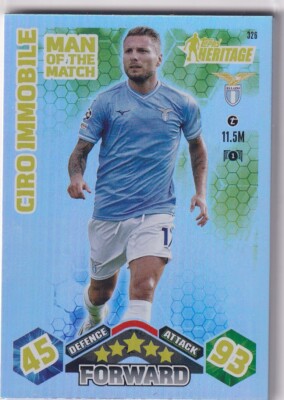 Topps Match Attax CL Extra 23/24 Man of the Match Heritage 326 Ciro Immobile