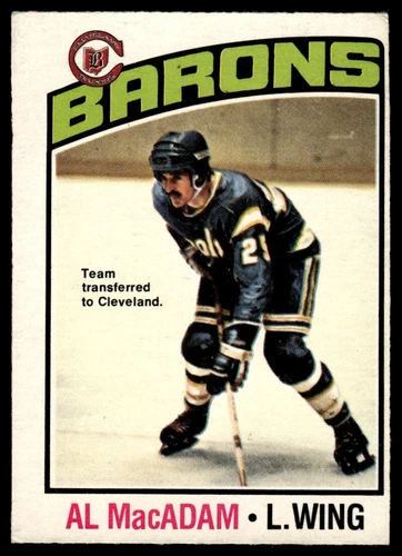1976-77 O-Pee-Chee Al MacAdam Cleveland Barons #237