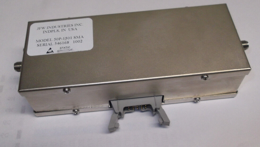 JFW Industries 50P-1501 Programmable Attenuator SMA Solid State 3GHz Used RF