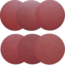 18 PCS 12" PSA Sanding Discs - 3 Each of 80, 100, 120, 180, 240, 400 Grit - 12 I