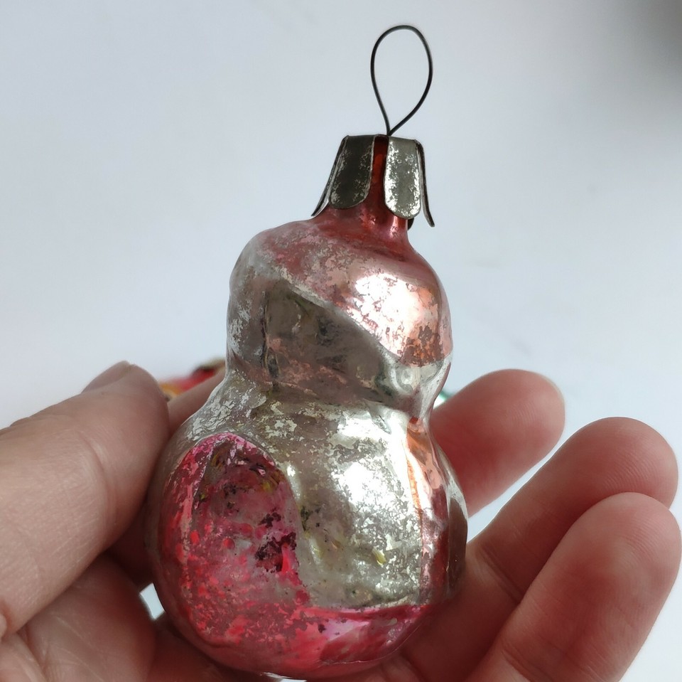 Antique Vintage Glass Russian USSR Christmas Ornament Decoration eBay