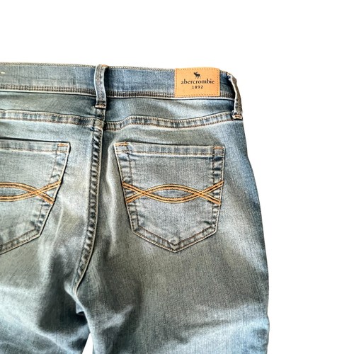 Pantalones de mezclilla clásicos de pierna recta Abercrombie para niños nuevos sin etiquetas talla 11/12 envío gratuito - Imagen 6 de 7