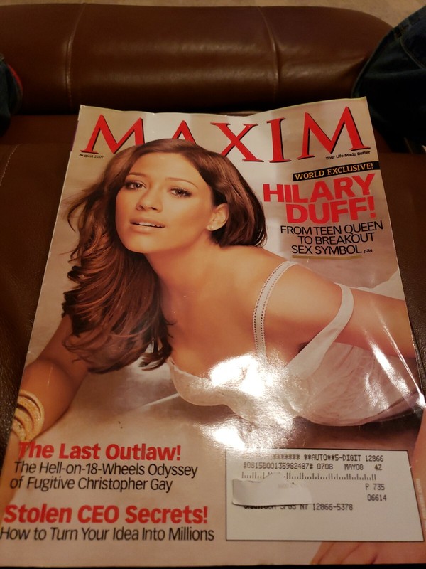 Maxim Magazine August 2007 Hilary Duff Kate Bosworth Birthday Present