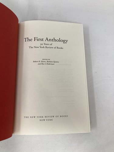First Anthology 30 Years of the New York Review of Books by Robert B Silvers 1st - Picture 4 of 7