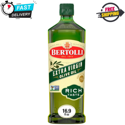 Bertolli Extra Virgin Olive Oil Rich Taste, Cold Pressed EVOO, 16.9 fl oz Bott