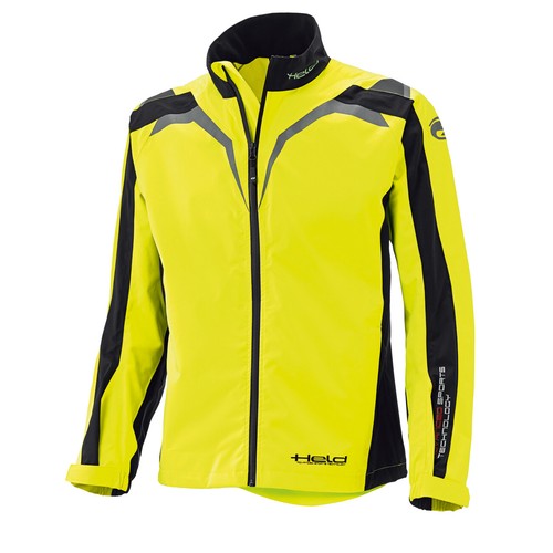 Held Rainblock 2 Top Giacca Impermeabile (Nero/Giallo Neon) Taglia: 3XL