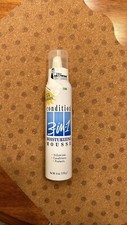 Condition 3 in 1 Moisturizing Mousse 6 oz Volumize Sun Screen Blue Clear Top New