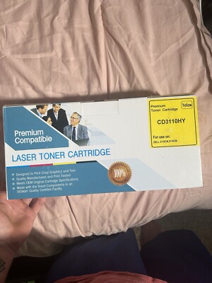 Premium Compatible Yellow Laser Toner Printer Cartridge For Dell 3110CN/3115Cn