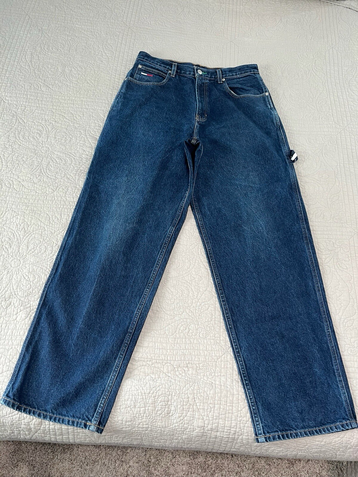 1990s Vintage Tommy Hilfiger Jeans Y2K Streetwear Size 33x34
