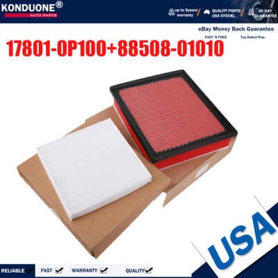 COMBO ENGINE AIR FILTER + CABIN AIR FILTER FOR TOYOTA 2016-2022 TACOMA 3.5L USA