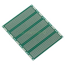 10PCS 20mmx80mm Double Side Prototype PCB Tinned Universal Breadboard FR4 2x8 cm