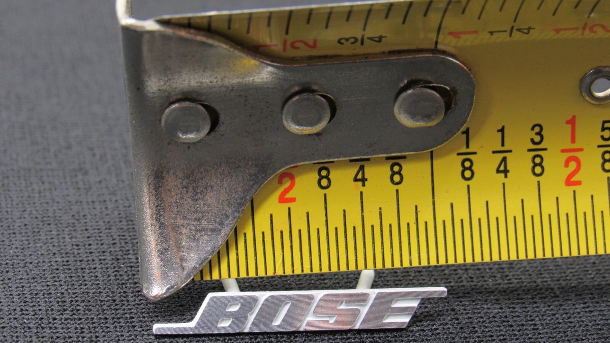 Replacement BOSE Logo Silver White Badge Emblem 1