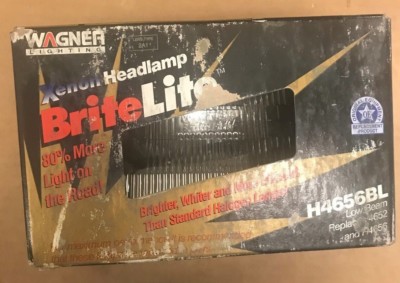  New Genuine Wagner Lighting Xenon Headlamp BriteLite H4656BL 