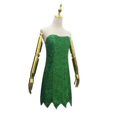 Hot Tinker Bell Cosplay Costume Dress Halloween Carnival Disguise Suit dress
