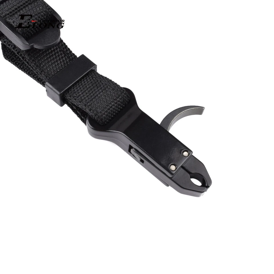 Compound Bow Release Aid Archery 360° rotating Caliper Release Aids Wrist Strap - Image 2 of 4