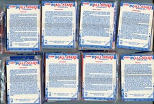 11-1989-90 Fleer Rack Pack Lot w complete Sticker Set Michael Jordan Larry Bird 