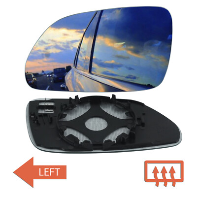 Links Seitenspiegel Spiegelglas Beheizbar für VW Polo 9A Skoda Octavia II  2009