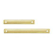 2pcs 14K Gold Filled Blank Rectangle Bar Connectors Charms for Jewelry Findings
