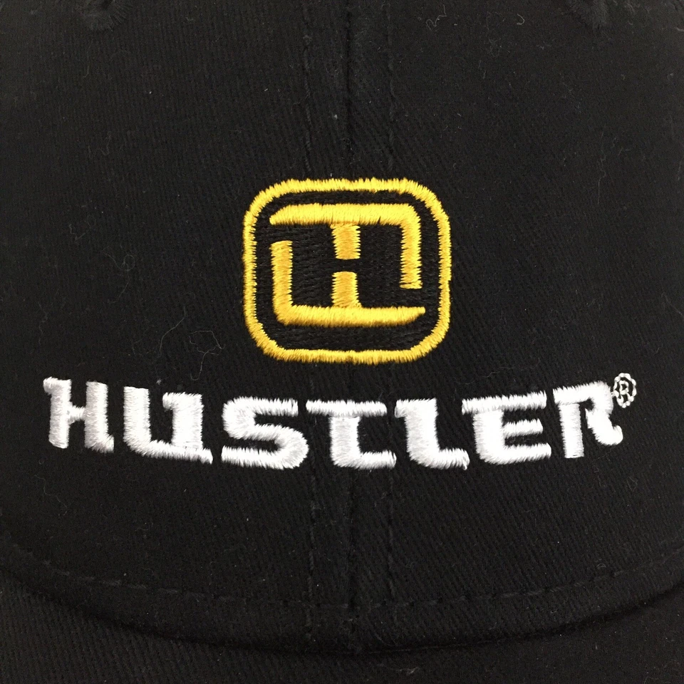 Boné de beisebol Hustler cortador de grama logotipo soletrar cortador de grama malha traseira pai - Imagem 3 de 4