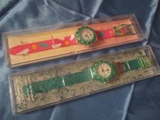 2  x  Armbanduhr , Reklame - Uhr , Limited Edition ,  Aok First Beauty - Werbung