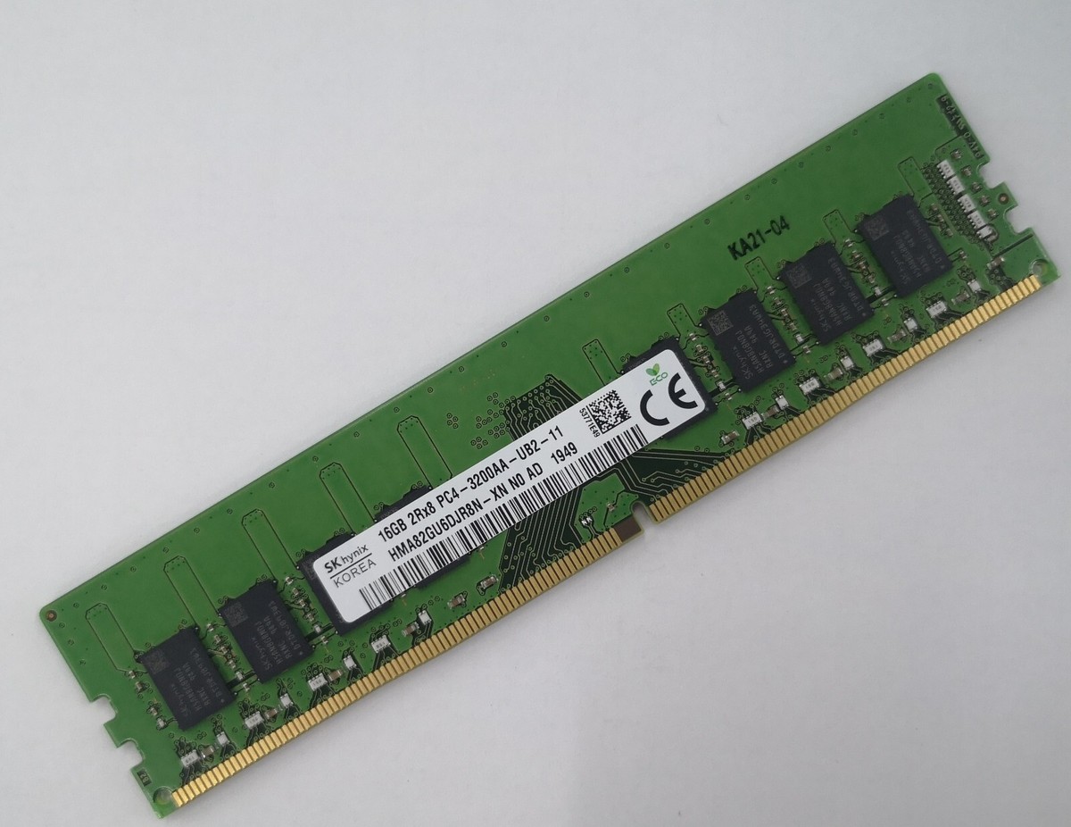 SK Hynix 16GB DDR4 3200MHz 2933MHz 2666MHz 2400MHz 2133MHz 288p