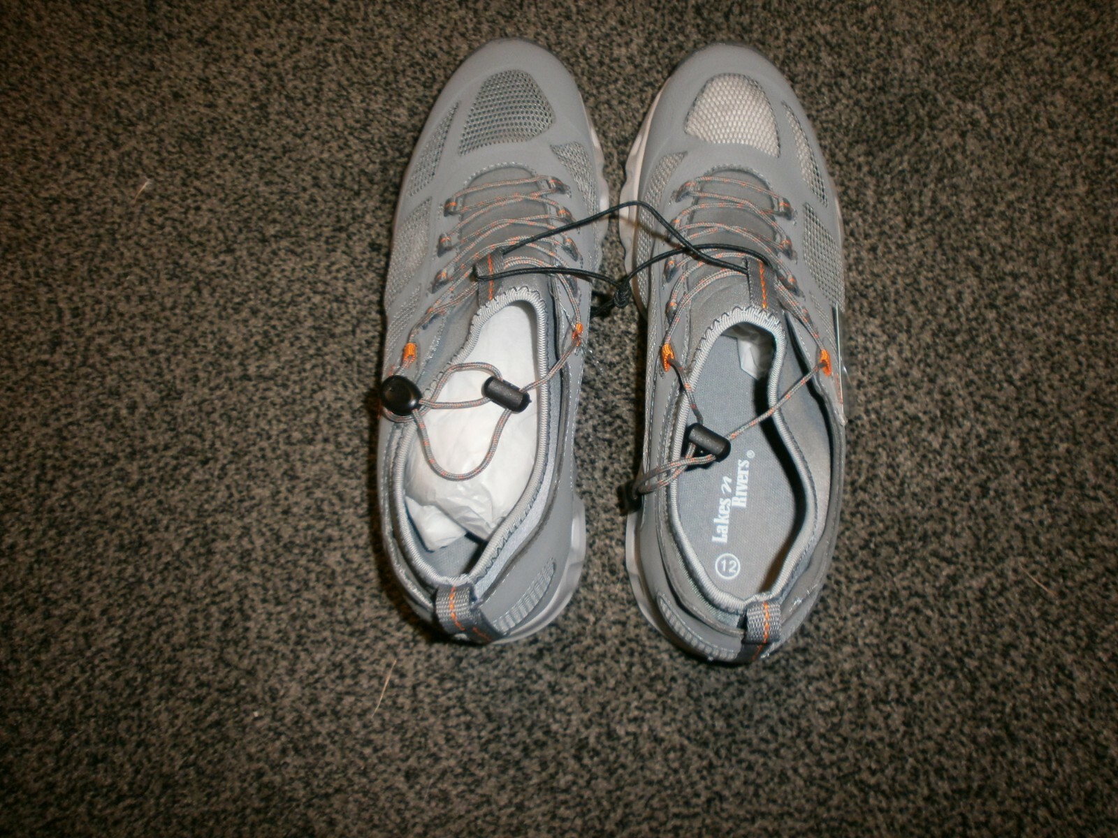 Lakes N Rivers Mens Water Shoes Gray 