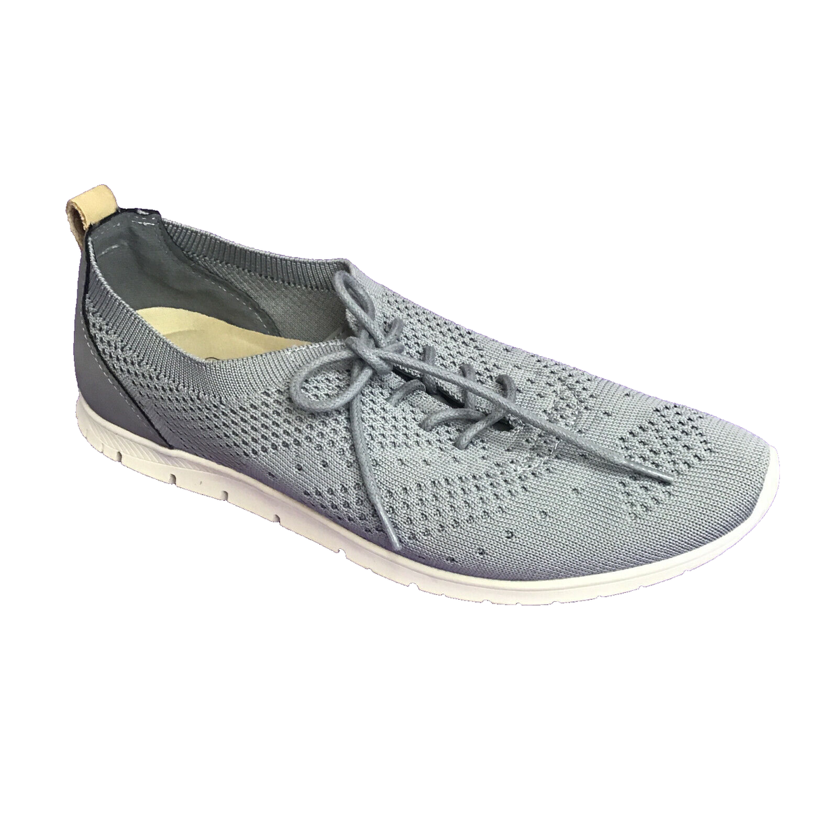 EARTH SPIRIT LADIES GELRON CUSHION CASUAL SHOES SIZE GRAY LACE