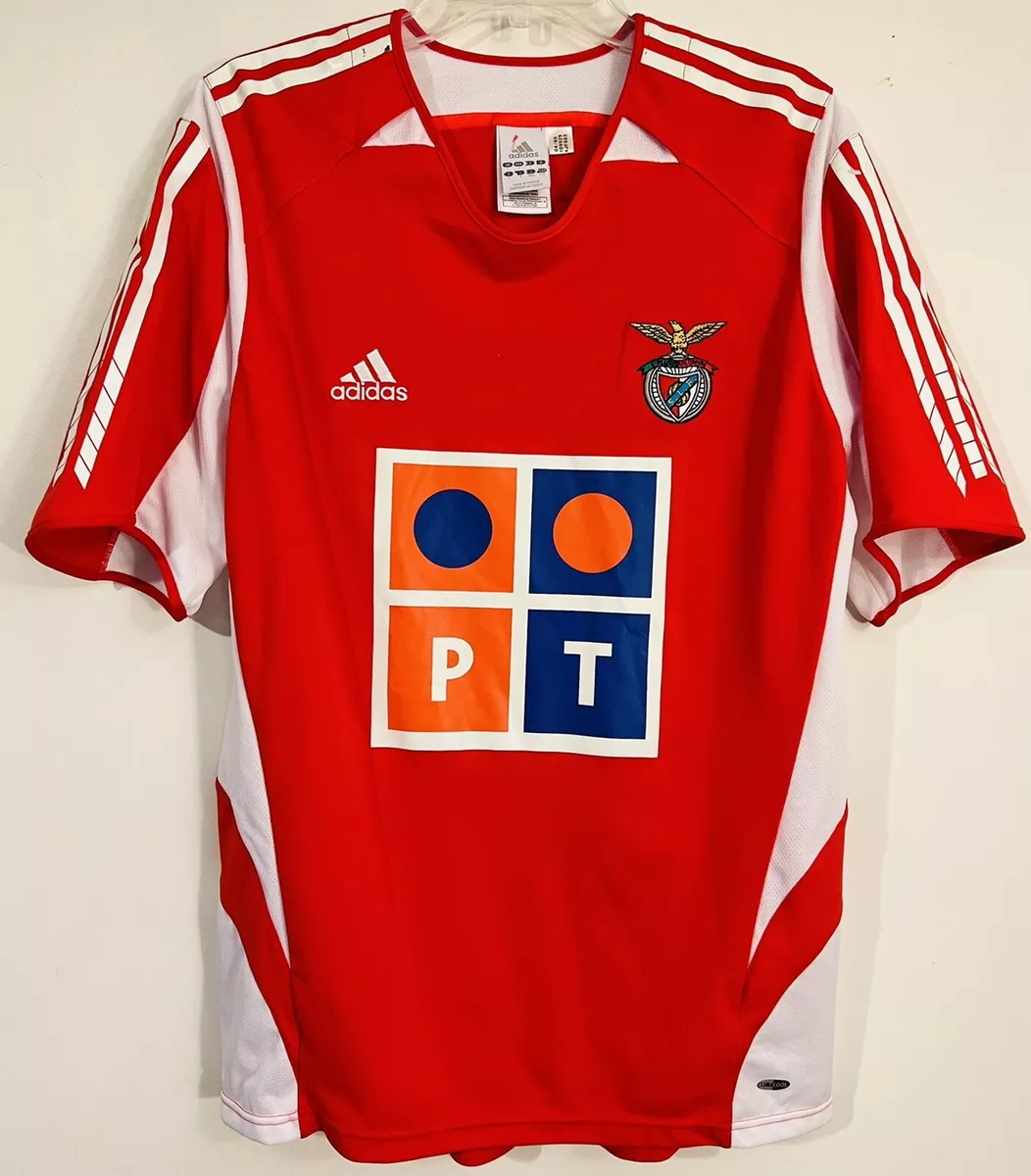 BENFICA HOME FOOTBALL SHIRT SOCCER JERSEY Red Large MEN | eBay