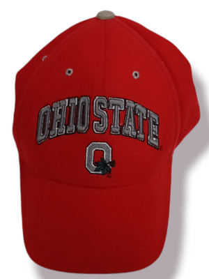 Vtg Ohio State Buckeyes Red Adjustable 