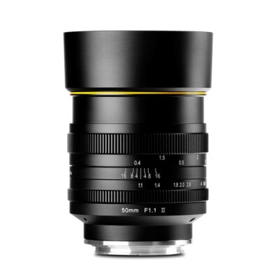 新品 KAMLAN 50mm F1.1 II [EOS-Mマウント用] KamLan 50mm F1.1 Mark II APS-C Lens for Sony E Canon EOS-M Fuji X