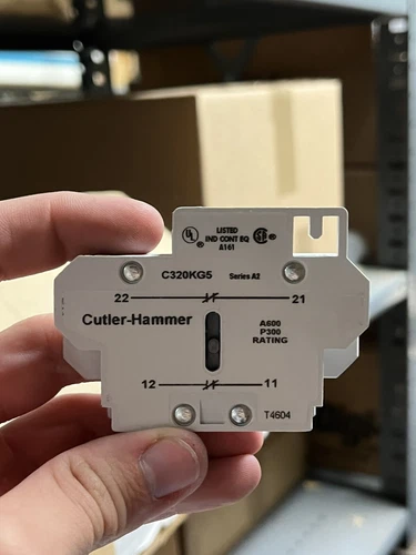 Eaton C320kg5 Cutler-Hammer Aux Contact Block,2Nc,10A