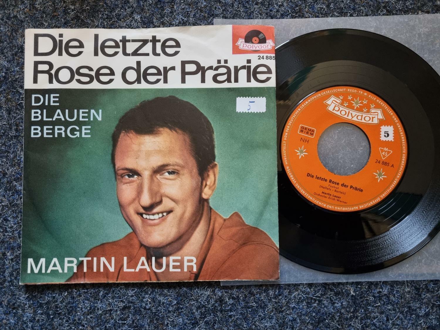 7"" Single Vinyl Martin Lauer - Die letzte Rose der Prärie