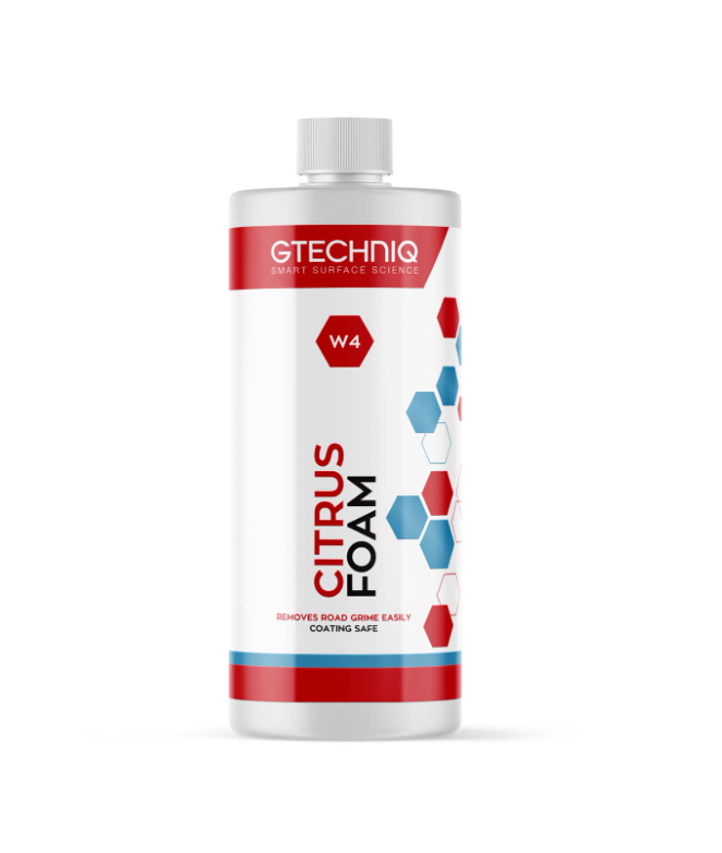 GTECHNIQ W4 Citrus Foam 1ltr Pre Wash Snow Foam pH neutral